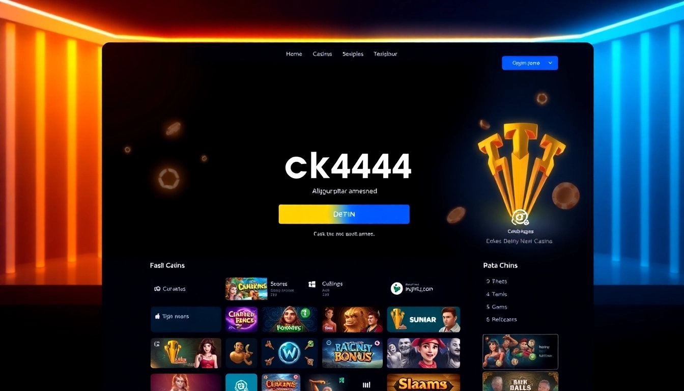 Click to ck4444 login and access a dynamic online gaming platform with engaging visuals and seamless navigation for players in Bangladesh.