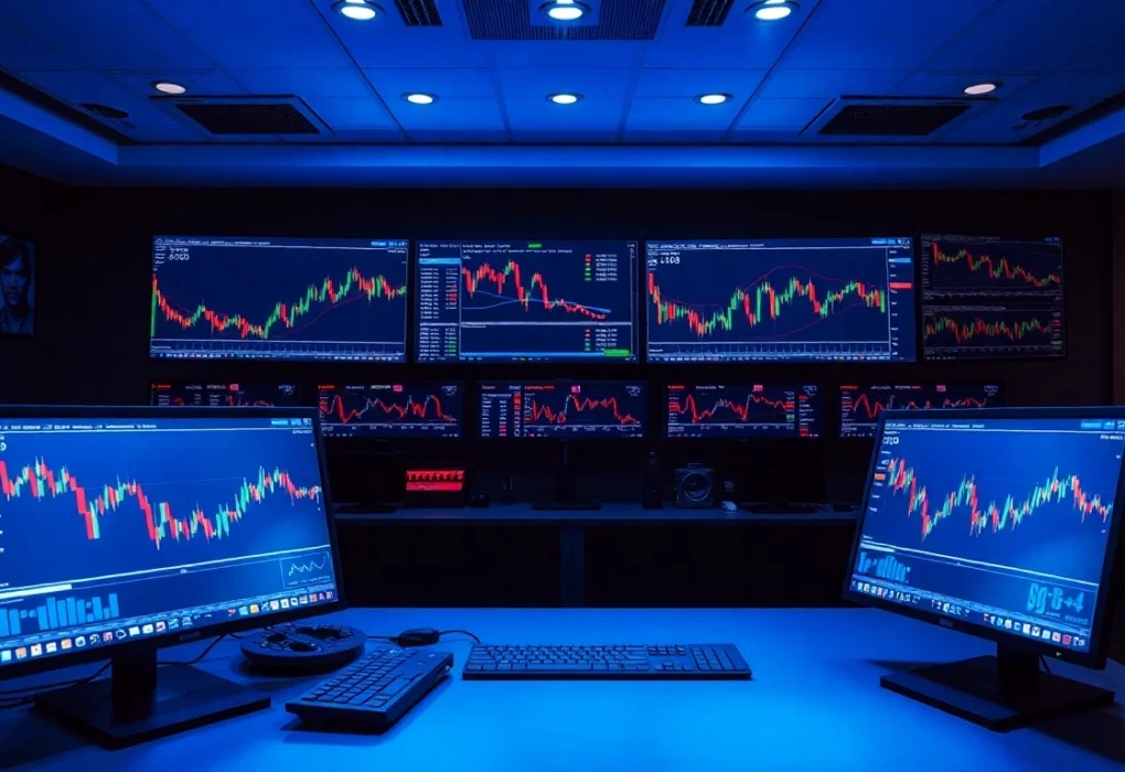 Online stock trading platform with real-time graphs and trading tools for investors to make